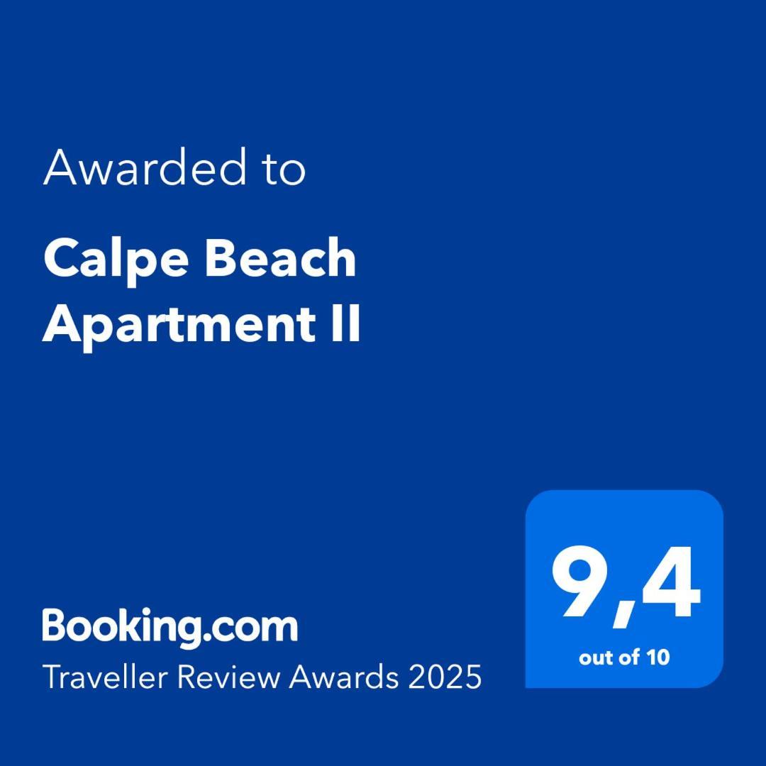 Calpe Beach Apartment II Turquesa Beach Ifach Exteriör bild
